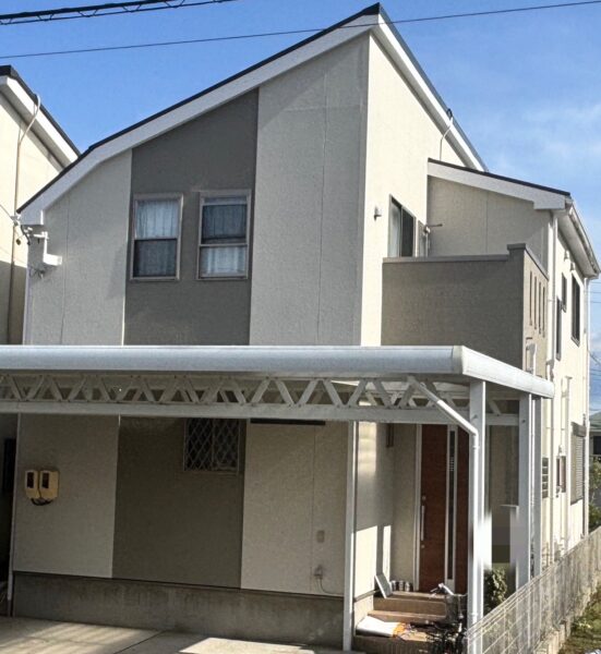 四日市市 K様邸 外壁屋根塗装リフォーム／屋根板金釘押さえ新設補強／コウモリ対策