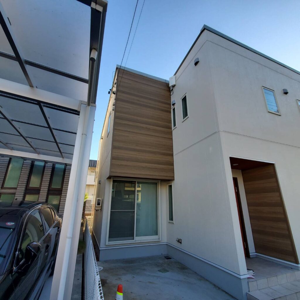四日市市 U様邸 外壁塗装リフォーム／木目調外壁張替え工事
