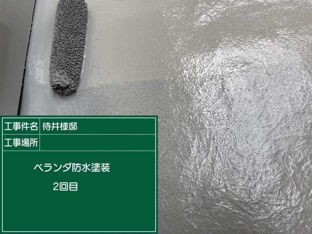 トップコート仕上げ2回目です。