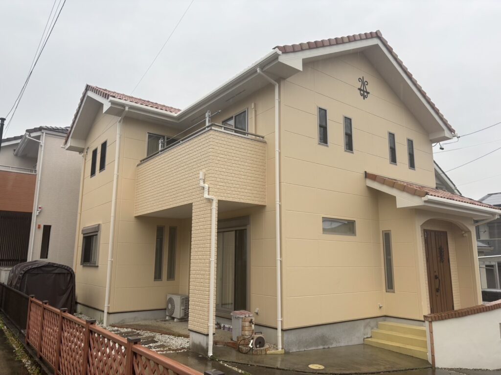 四日市市 N様邸 外壁塗装リフォーム／屋根瓦ビス緩み戻し